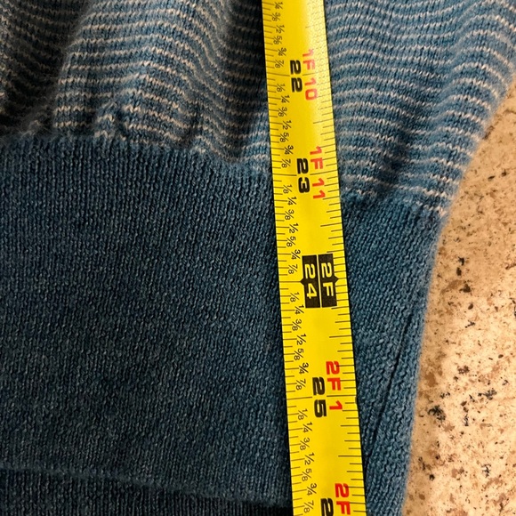 Peter Millar Merino Wool Quarter Zip Sweater Size M - Picture 5 of 8